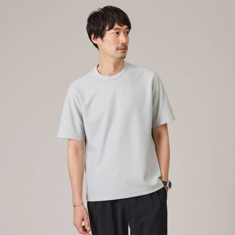 タケオキクチ(TAKEO KIKUCHI)の【尾州織/Made in JAPAN】メランジ Tシャツ